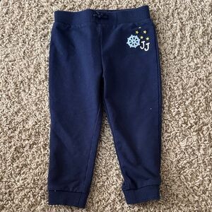 Janie and Jack Navy Jogger Pants